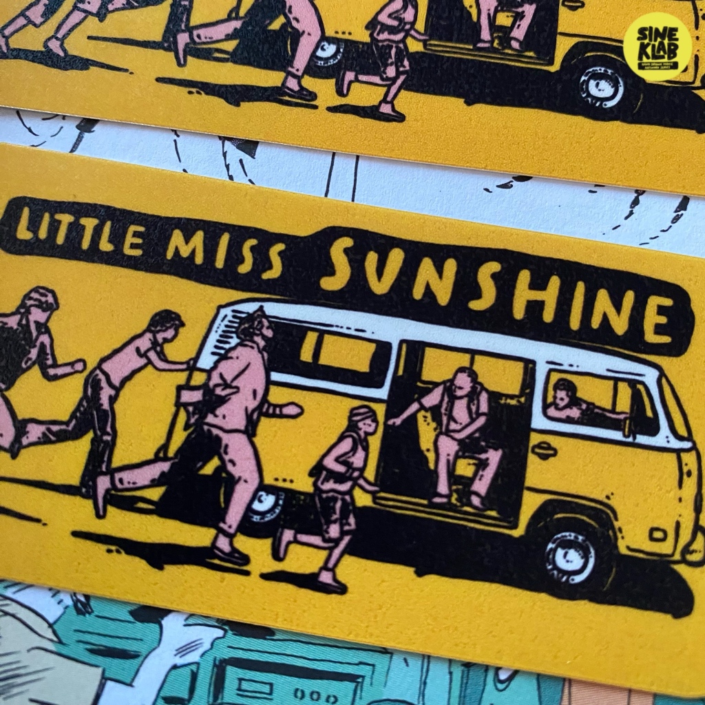 Sineklab - LITTLE MISS SUNSHINE Sticker - Film / Movie / Cinema / Series / Laptop Sticker Edition