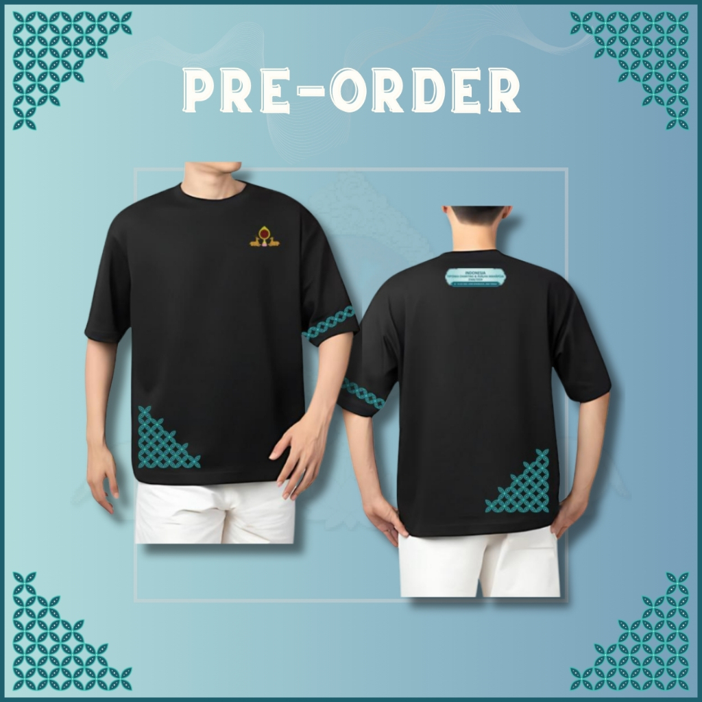 [OPEN PO UP TO 27 JULY 2024] เสื้อยืด ITC สีดํา