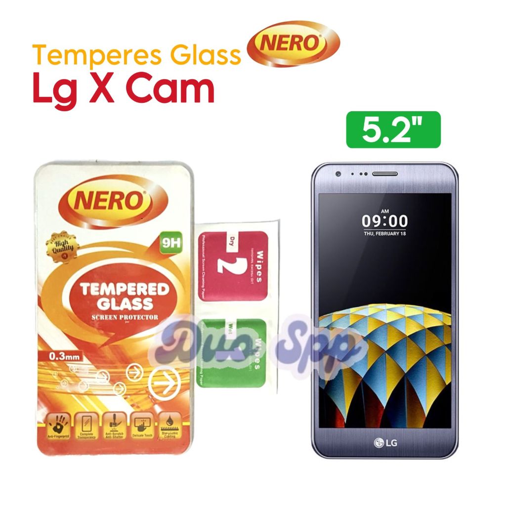 Nero กระจกนิรภัย LG X Cam / LG Q6 / LG K8 2017 / LG K10 2018 / LG K9 / LG K5 / LG X Power / LG V30 /