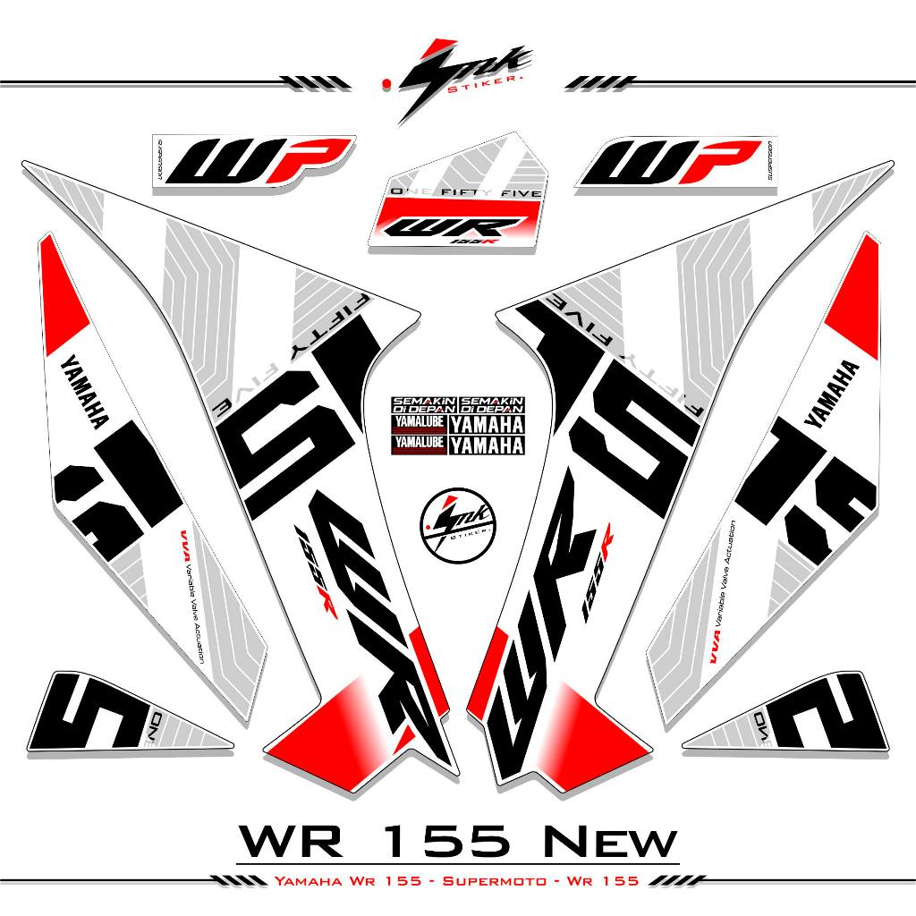 Yamaha WR 155 New List Body Striping WR155 สติ๊กเกอร์ Variation Yamaha WR Sticker WR 155 Striping Mo