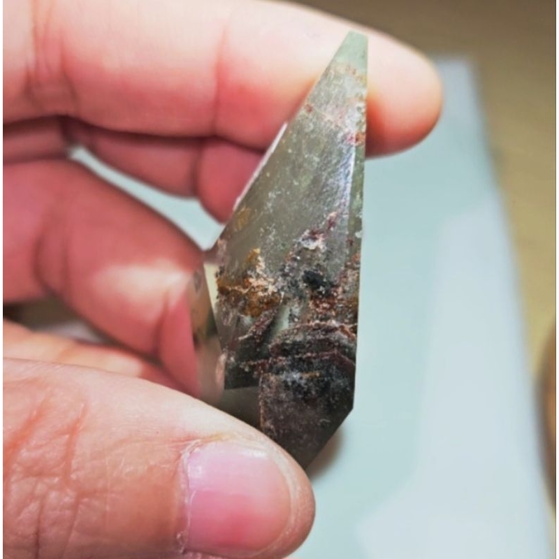 Ledolite Quartz Garden Crystal Free Form With Rainbow