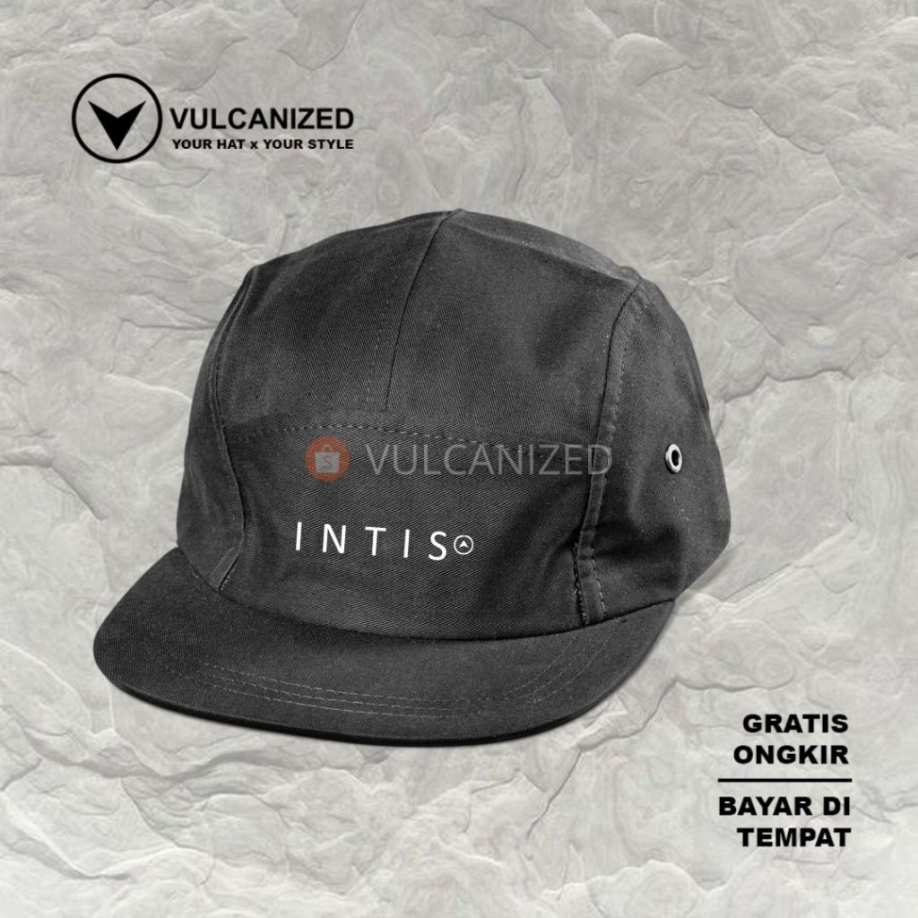 Intis Simple 5-Pantel Hat - Black Hat Men