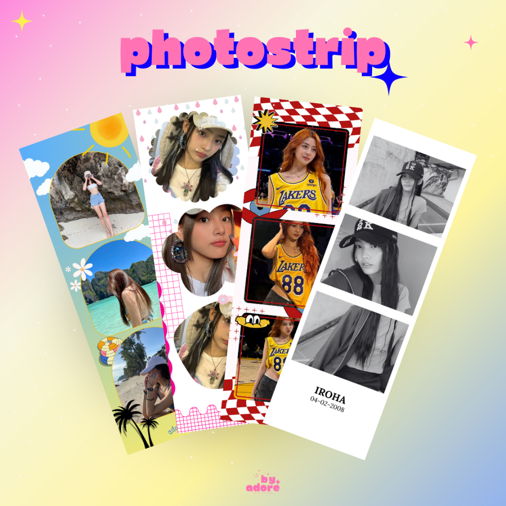 [READY] - PHOTOSTRIP || PRINT PHOTOSTRIP 3 FRAME || ทริปรูปถ่ายที่กําหนดเอง || PRINT POLAROID PHOTOS
