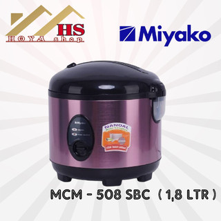 MIYAKO magicom 1.8 liter MCM 508 SBC, rice cooker miyako 508 sbc, magic com miyako