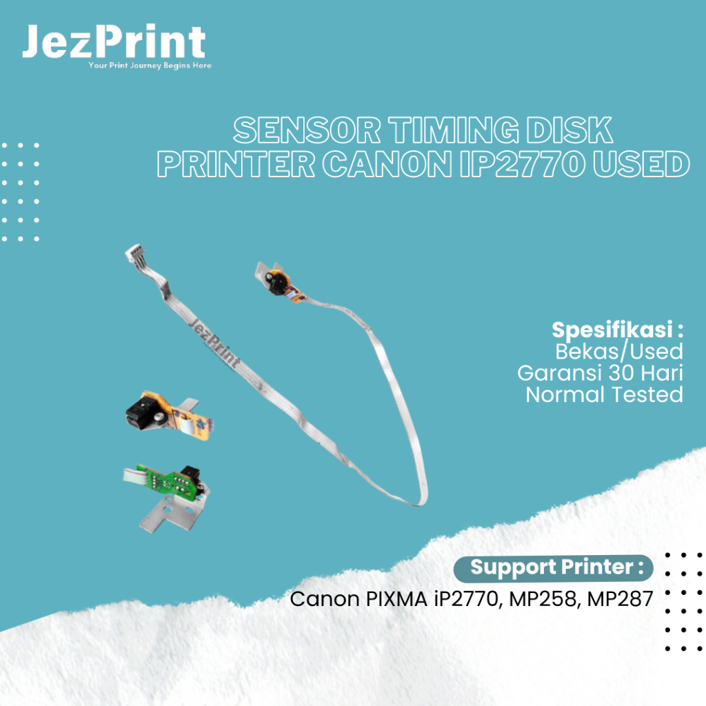 Canon ip2770 MP258 Mp287 เครื่องอ่านเซ็นเซอร์ดิสก์ไทม์มิ่ง Canon Ip2770 2770 มือสอง
