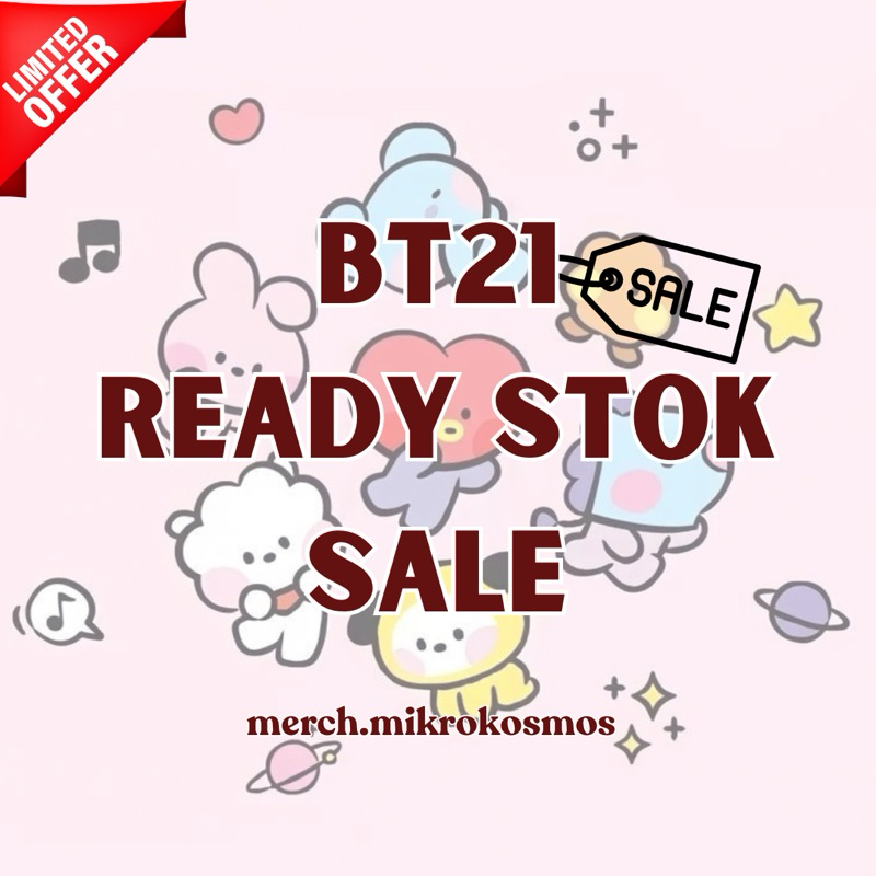 BT21 OFFICIAL ซีลล้วน ภาพจริง พร้อมส่ง