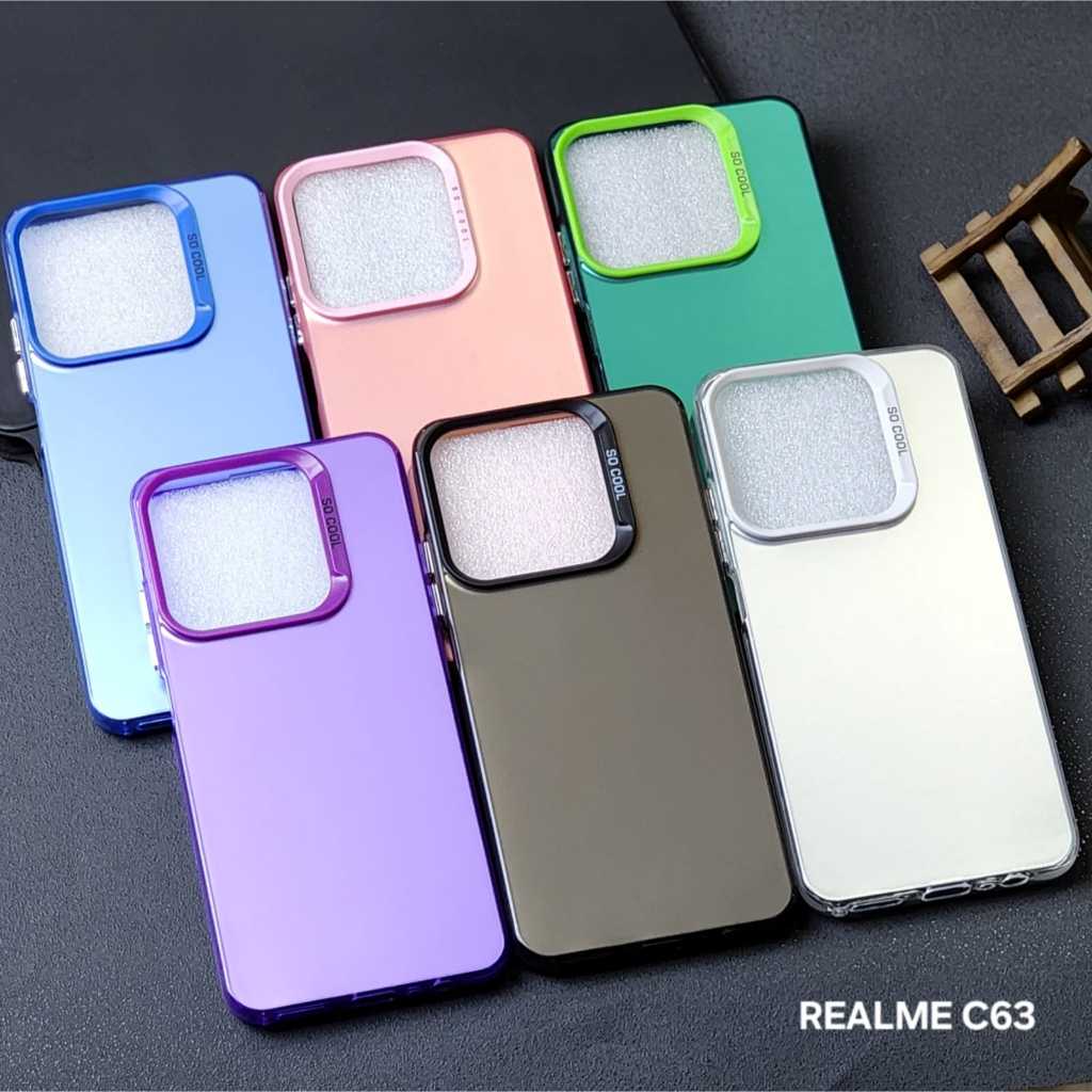 Realme C61 Realme C63 เคสซิลิโคนปลอก Imd กรณีโฮโลแกรมสําหรับ Realme C61 Realme C63 SC-1