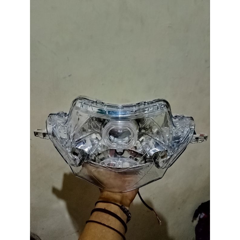 ไฟหน้า Reflector ไฟหน้า Supra X 125 Old Custom Bild Ala Ala Ala Ala Ala 2.5 นิ้ว