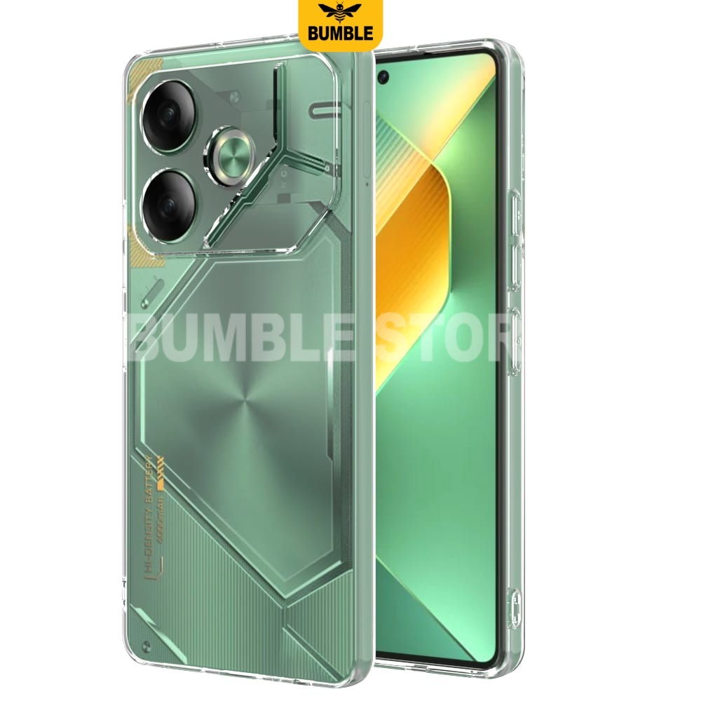 Bumble - Tecno Pova 6 5G Tecno Pova 6 Pro 5G Softcase Clear Case Bening 2.0mm Case Tecno Pova 6 5G T