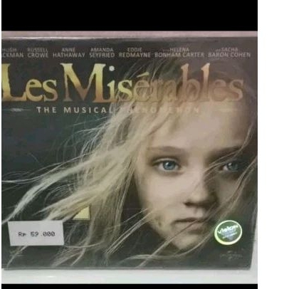 VCD Les Miserable Feat Hugh Jackman ข้อความอินโดนีเซีย SEALED