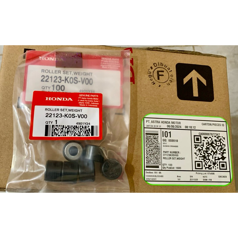 ชุดลูกกลิ้งส่วนสูง – Honda PCX 160 K1Z, Original Honda AM, 22123-K0S-V00