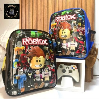 Tas Ransel anak sekolah PAUD TK SD karakter ROBLOK 3D LED Fashion anak bisa nyala
