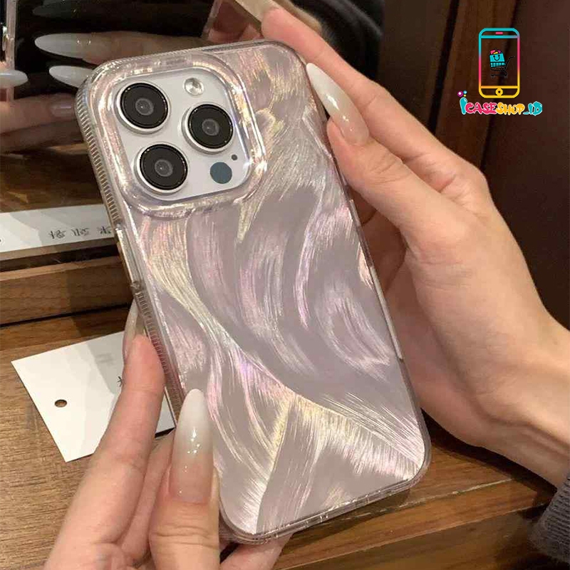 SS936 SOFTCASE PINK CLARITY FEATHER HOLOGRAM สําหรับ VIVO Y01 Y02 Y02T Y02S Y03 Y12 Y12S Y15 Y15S Y1