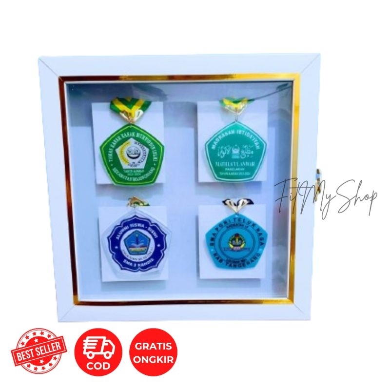MINIMALIST MEDAL FRAME/ WRAPPED MEDAL FRAME