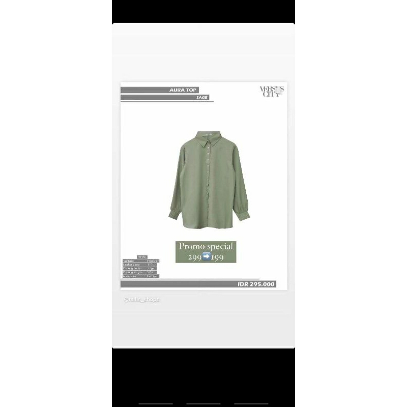 เสื้อ KEMEJA VERSUS*