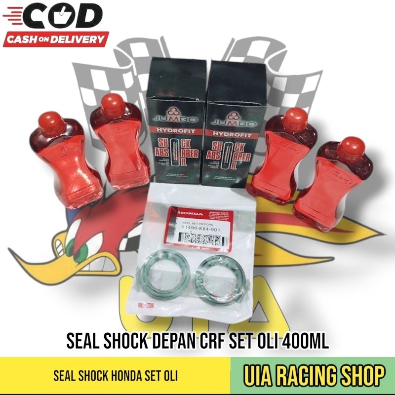 CRF ซีลโช้คหน้า CB150R USD Shock Seal ชุดน้ํามันจัมโบ้ 400 ML 51490-K84-901PNP CRF 150 USD CBR 150