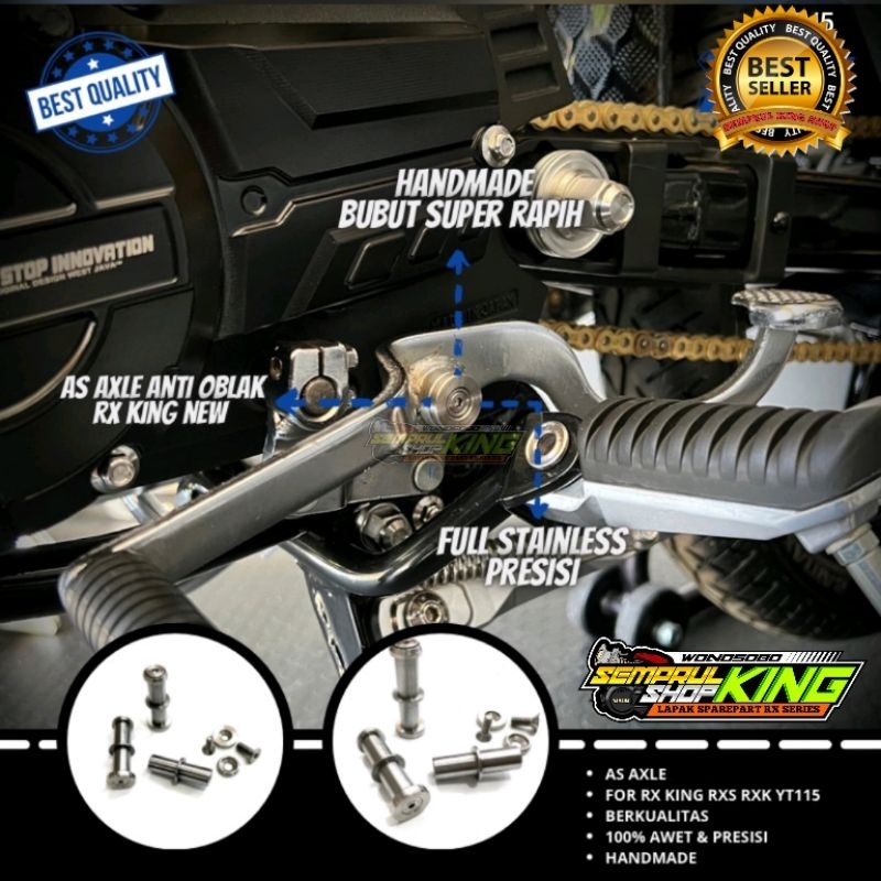 As Exel Pedal Gear Shift Rx king RXKING RXS RXK Cnc anti Oblak oblak
