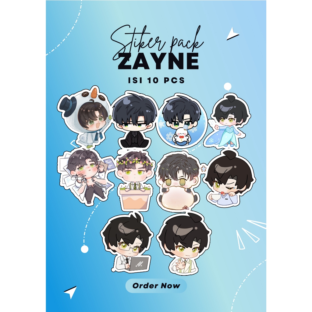 สติ๊กเกอร์เกม LOVE AND DEEPSPACE ZAYNE 1 แพ็ค