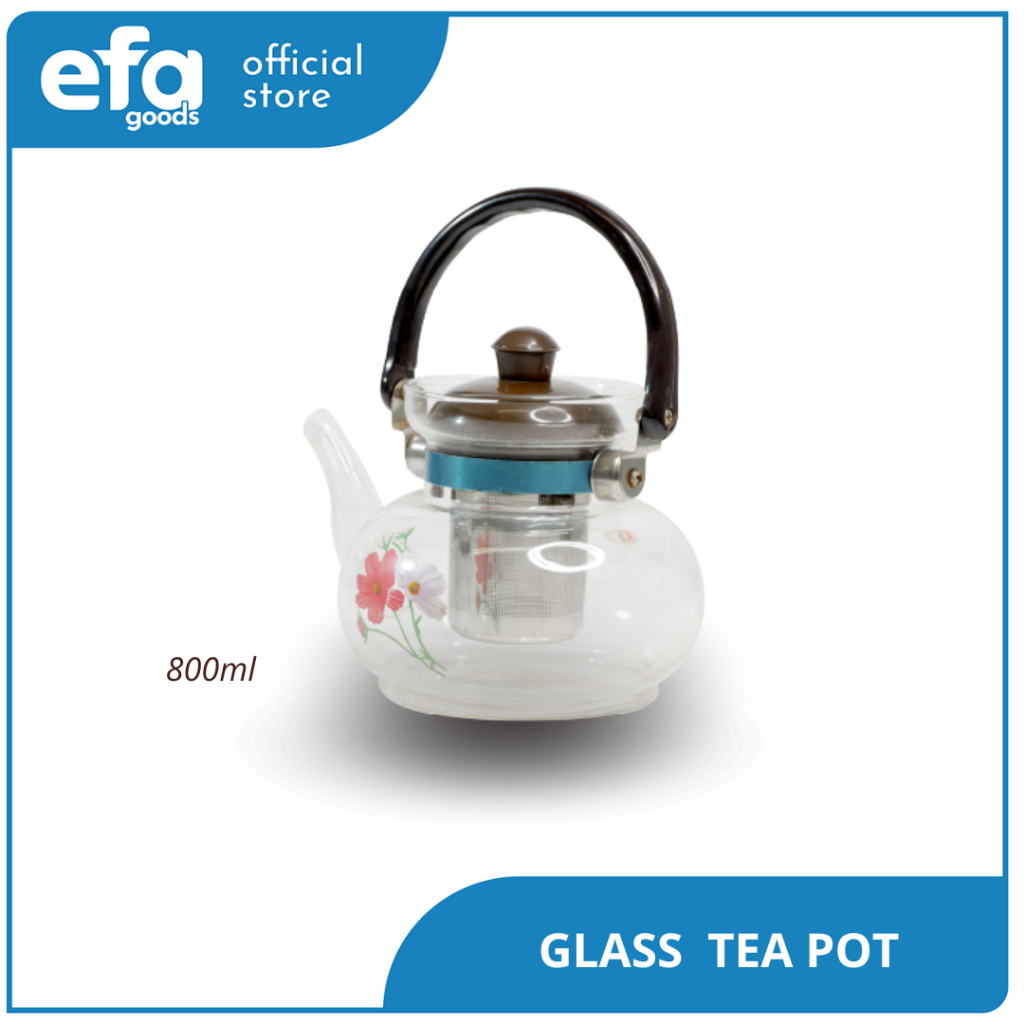 EFA GOODS หม้อแก้ว 800ml / กาน้ําชา 800ml