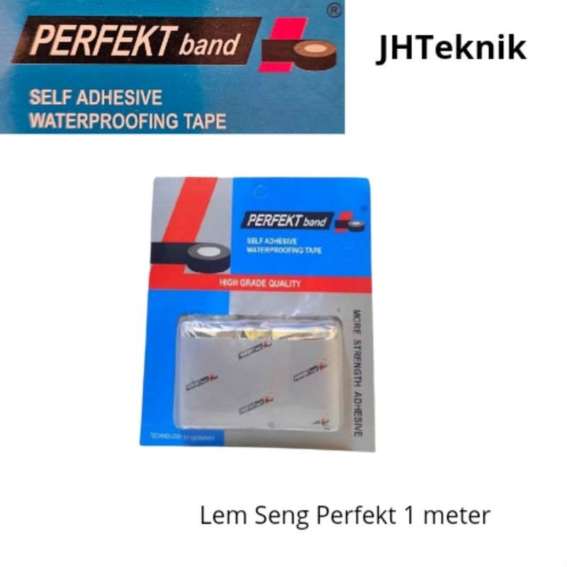 JHTeknik Zinc Glue 1 เมตร PERFEKT band/Sinc Gutter กาวกระเบื้องหลังคา 1 Mtr Perfekt