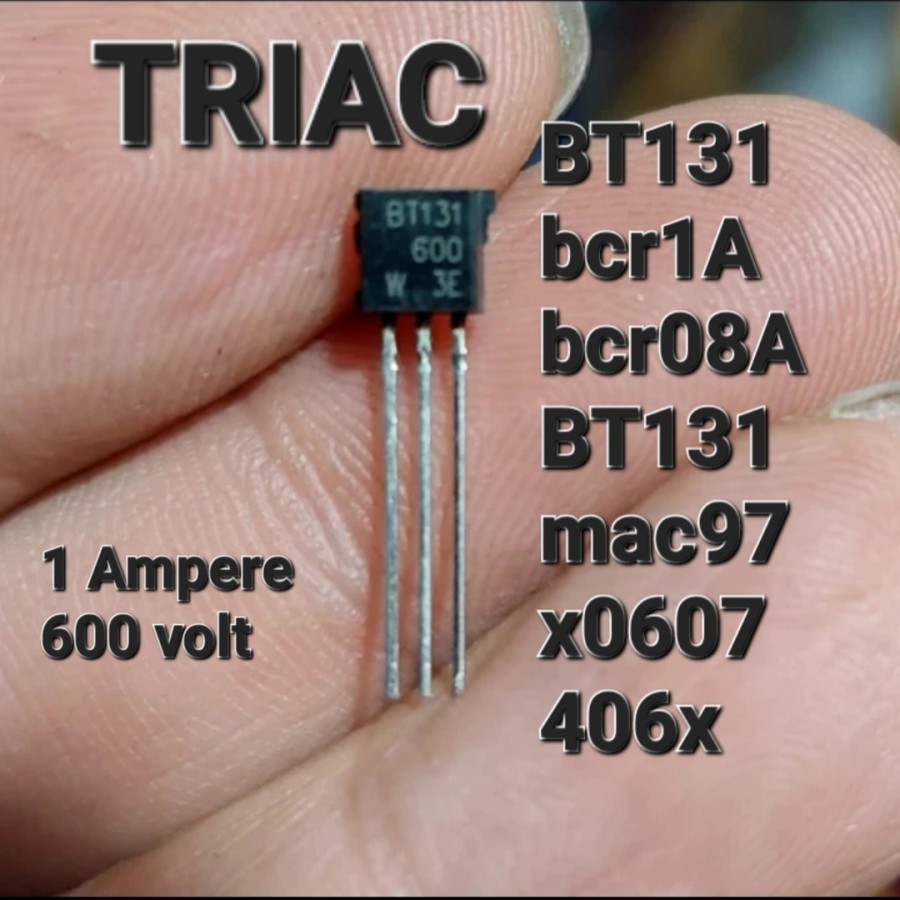 Bt131 Bt 131 เปลี่ยน Bcr 1 A Bcr1A Triac 1A Bcr1