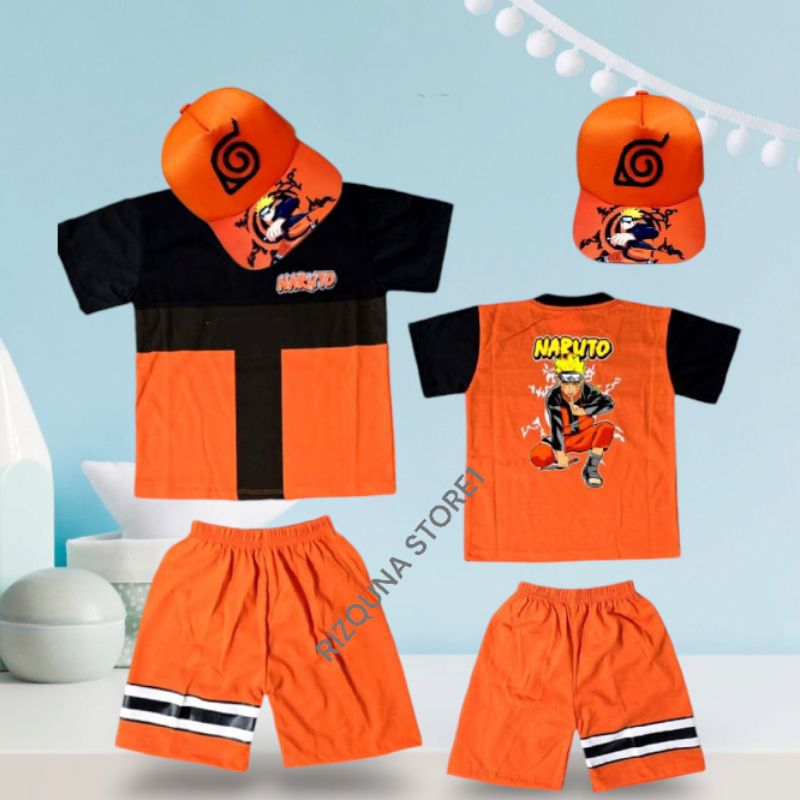 NARUTO COSTUME ชุดเสื้อผ้าเด็กสําหรับอายุ 1-10 ปี