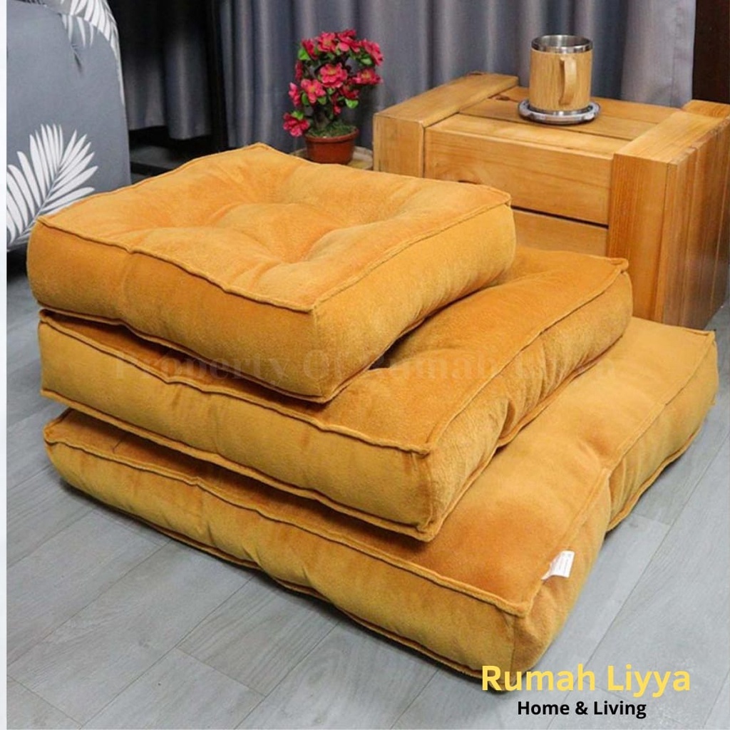 เบาะรองนั่งแบบนุ่มมัลติฟังก์ชั่น ขนาด 50 ซม.x50ซม. Soffa และ Lesehan เก้าอี้สําหรับผู้ใหญ่และเด็ก วัสดุนุ่มพิเศษ