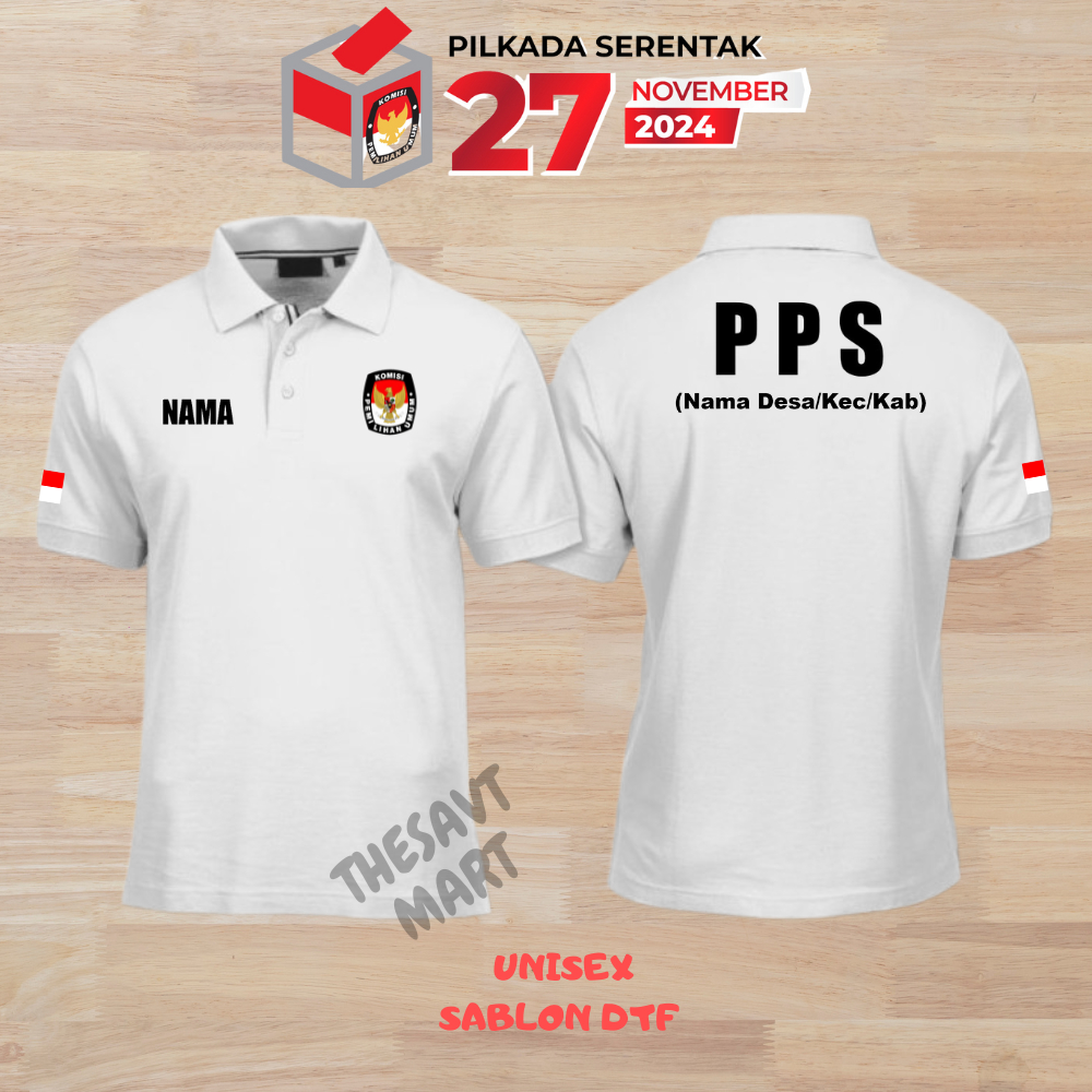 PPS ELECTION POLO PPS ELECTION CLOTHES MODEL 03 - 2024 ELECTION - CUSTOM POLO