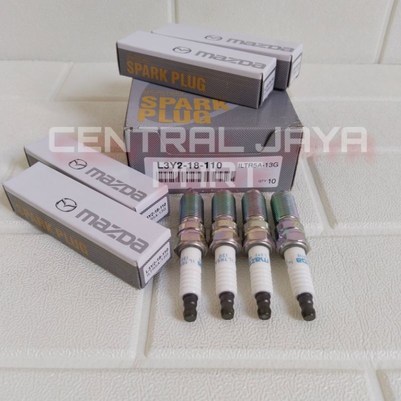 IRIDIUM SPARK PLUG MAZDA CX7 MAZDA 8 FORD ESCAPE SET 4PC ORIGINAL L3Y2-18-110