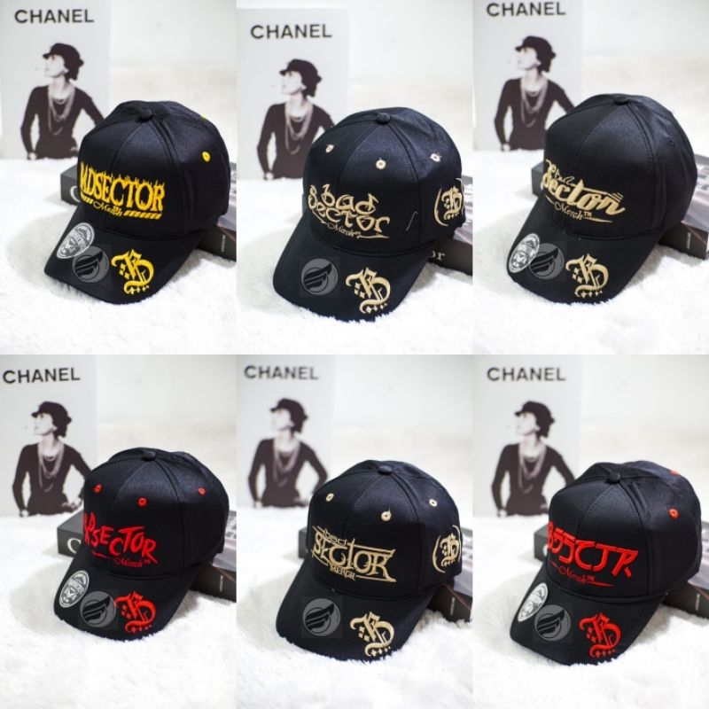 BADSECTOR HAT BASEBALL HAT PREMIUM HAT COOL PUNK DISTRO HAT