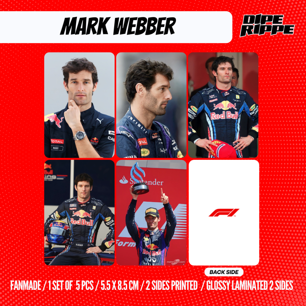 F1 PHOTOCARD - MARK WEBBER