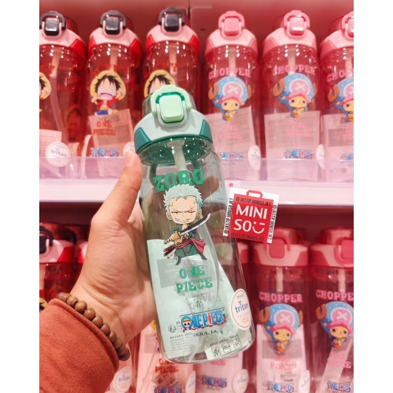 MINISO x ONEPIECE TRITAN ONE PIECE Collection ขวดน้ําดื่มฟาง (780ml) LUFFY / ZORO / CHOPPER
