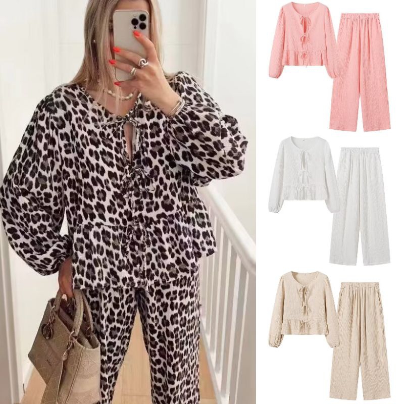 Leisure 1SET (Blouse+Pants) 75599 (TA)