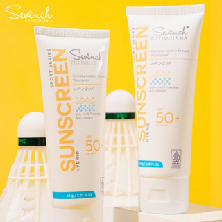 Sport Sunscreen Hybrid Waterproof SPF50+ PA++++ 60g Anti Whitecast SEVINCH PHYTODERMA