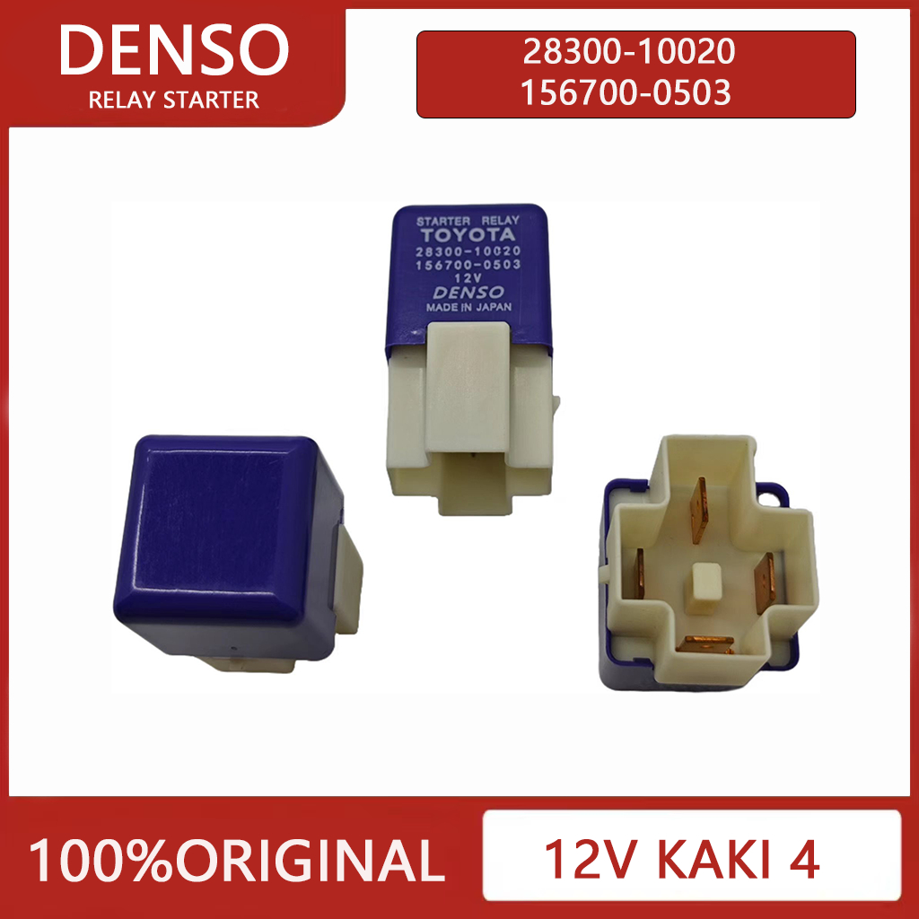 KIJANG KAPSUL SOLUNA 12V STARTER RELAY 4 ขา 28300-10020 156700-0503