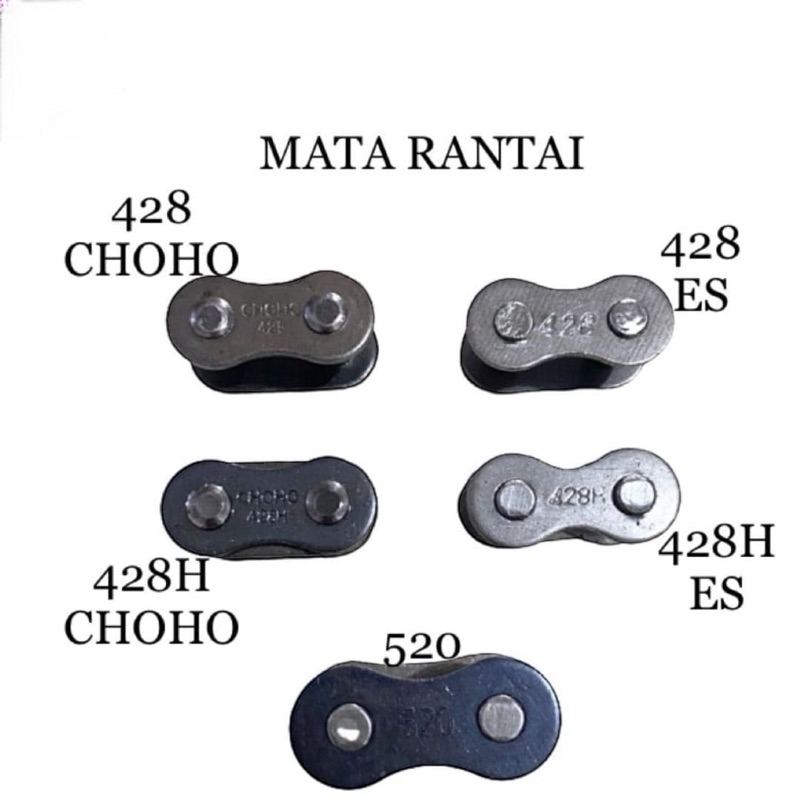 MATA CHAIN EYE CHAIN CONNECTION 428 428L 428H 520H CHOHO