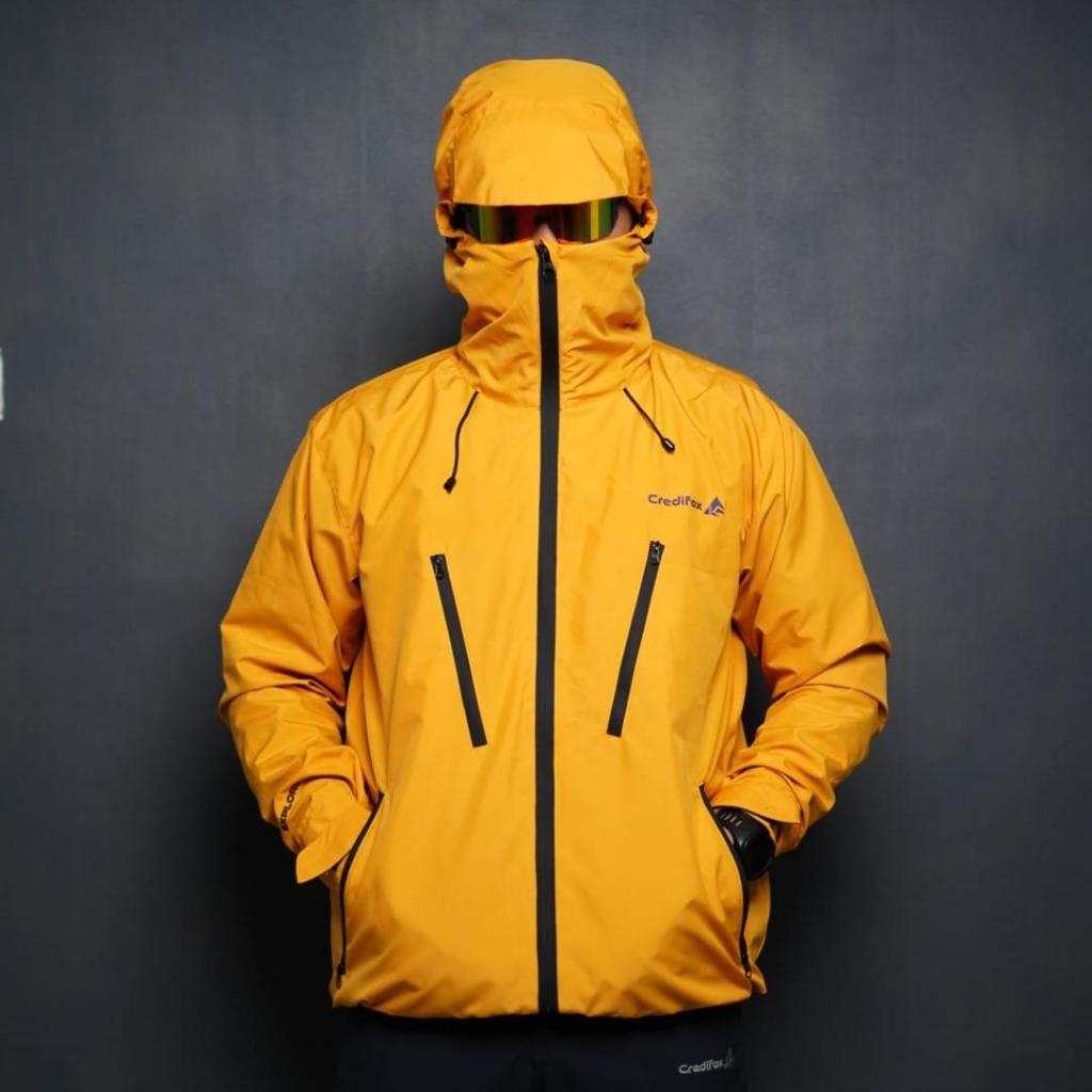 Credifox เสื้อแจ็คเก็ตภูเขา gorpcore กันน้ํา Explorer Season 2 วัสดุ JN taslan พรีเมี่ยม