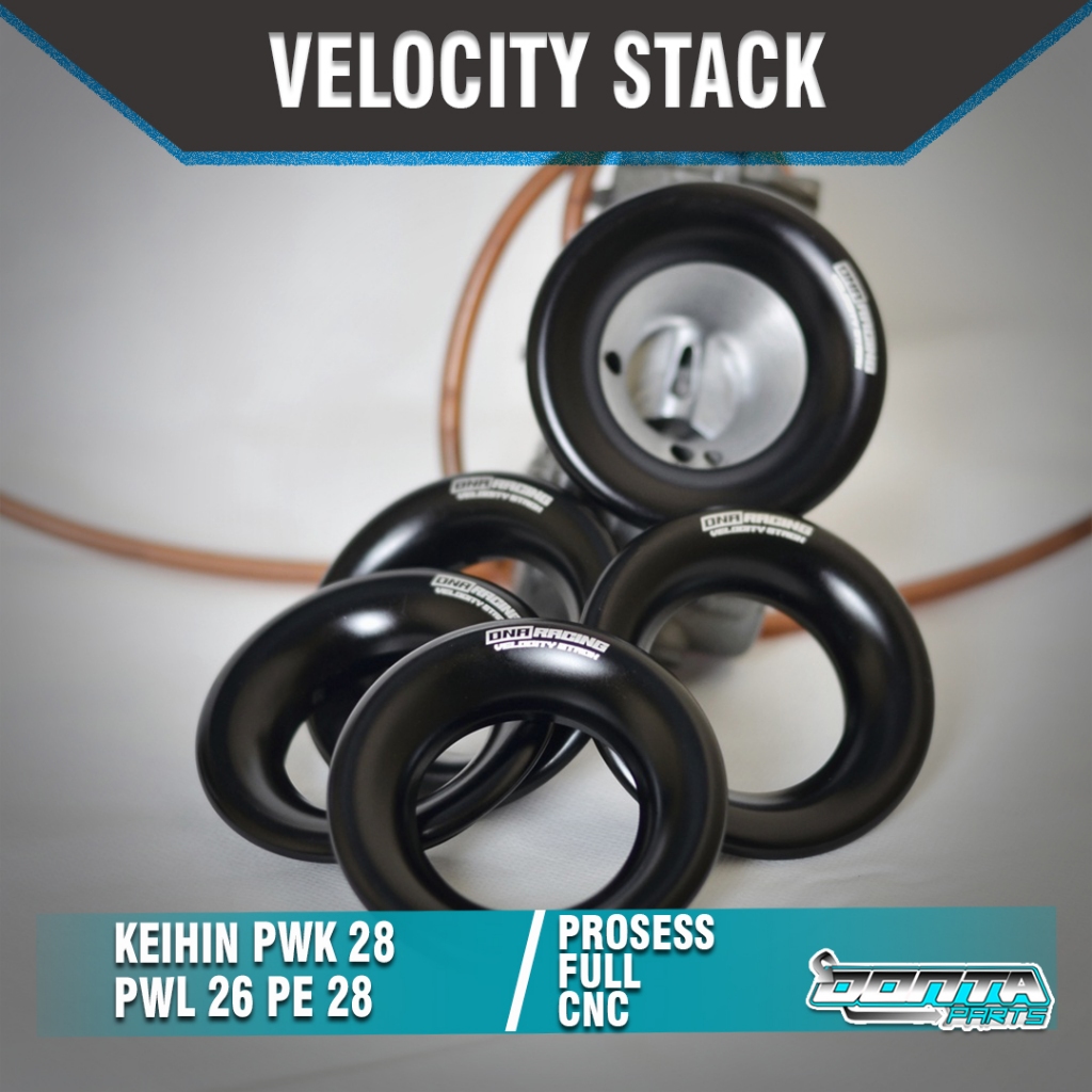 Velocity Funnel คาร์บูเรเตอร์ Stack Keihin PWK 28 PWL 26 PE 28
