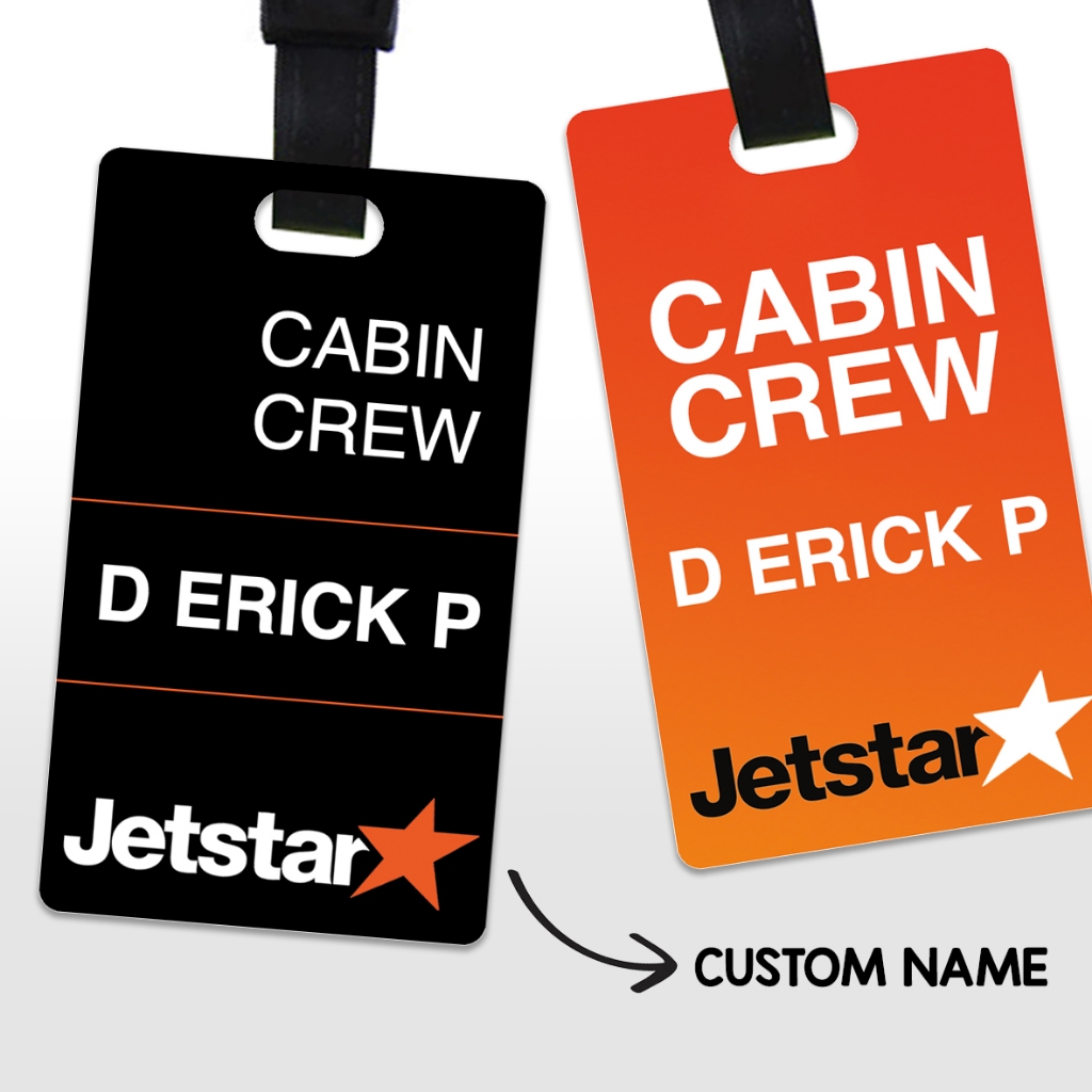 Gantungan Jetstar ที่แขวนกระเป๋า Unofficial พวงกุญแจกระเป๋าเดินทางแท็ก