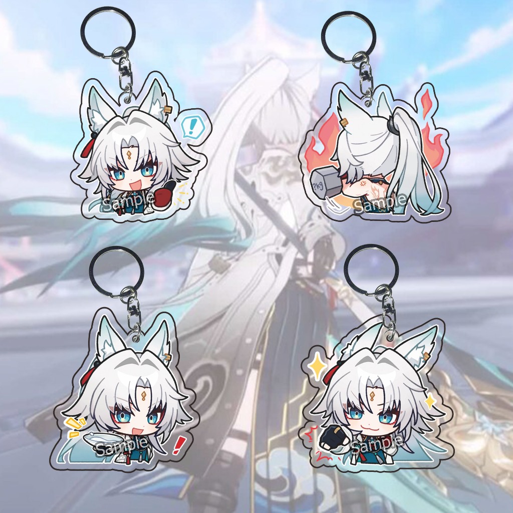 GANTUNGAN Honkai Star Rail Feixiao พวงกุญแจทั้งหมด - พวงกุญแจ - พวงกุญแจ - อะนิเมะ - เกม - HSR