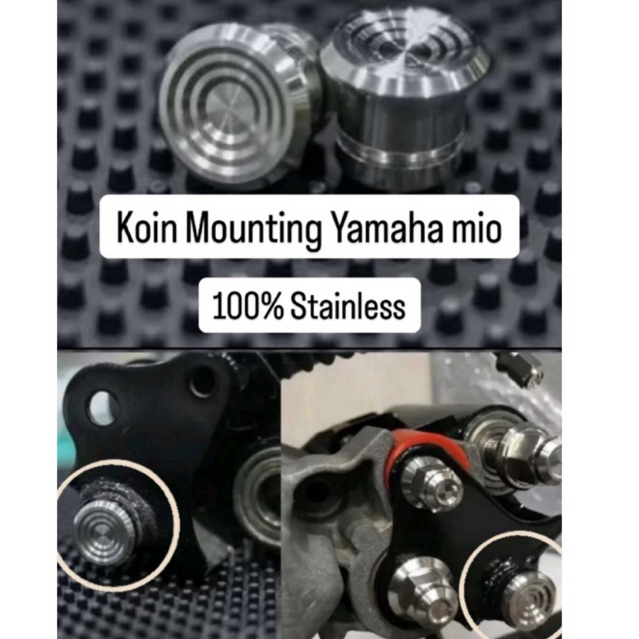 ใส่เหรียญ Yamaha Mio สแตนเลส 100%