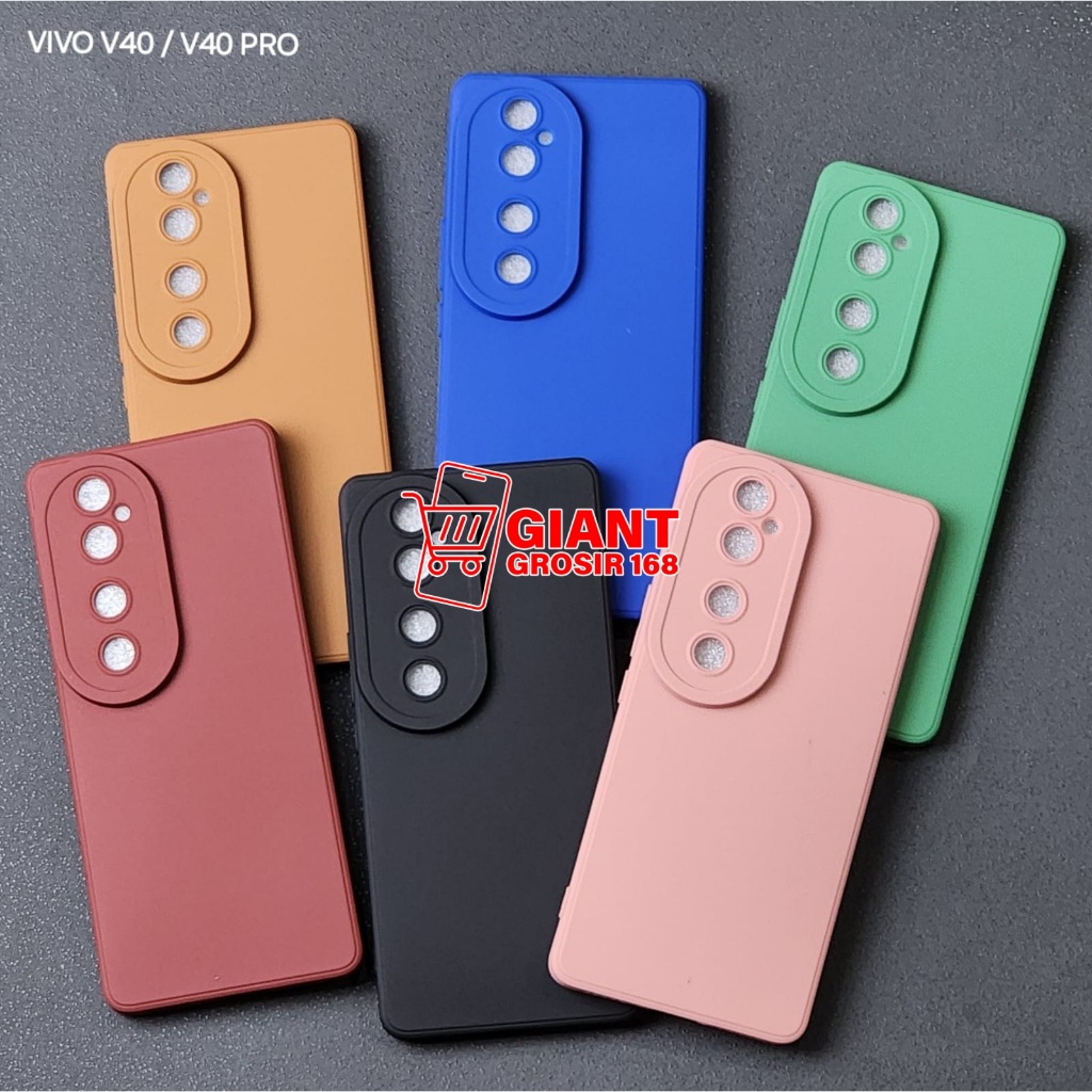 Softcase Vivo V40 5G Vivo V40 Pro 5G เคส Macaron Pro กล้อง Vivo V40 5G Vivo V40 Pro 5G