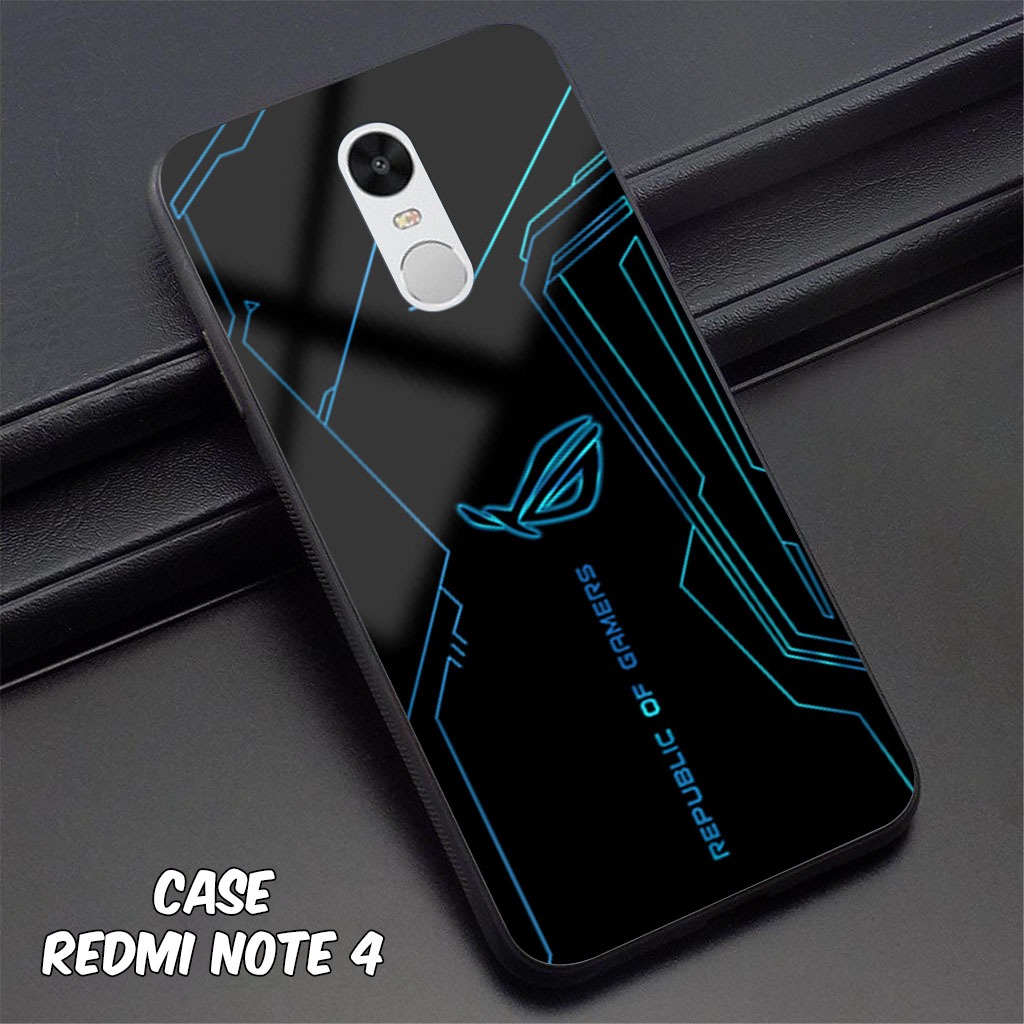 KK29 Softcase Glitter Redmi Note 4 Case Premium Camera Protector Softcase Glass Kaca Tokokesing88