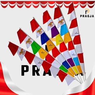 Umbul Umbul 260cm Garuda Merah Putih | Bendera Hias 17 Agustus | Kain Tebal Tahan Lama | PRAGJA