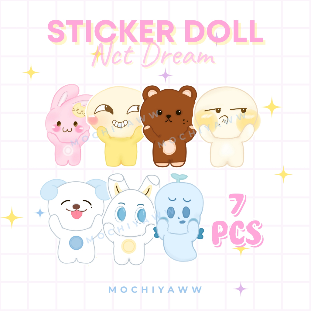 [30 ชิ้น] สติ๊กเกอร์ตุ๊กตา NCT DREAM 7DREAM