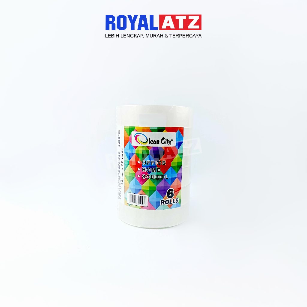 Clear Easy Tear Sring Slop Tape ขนาด 24 มม. Oci