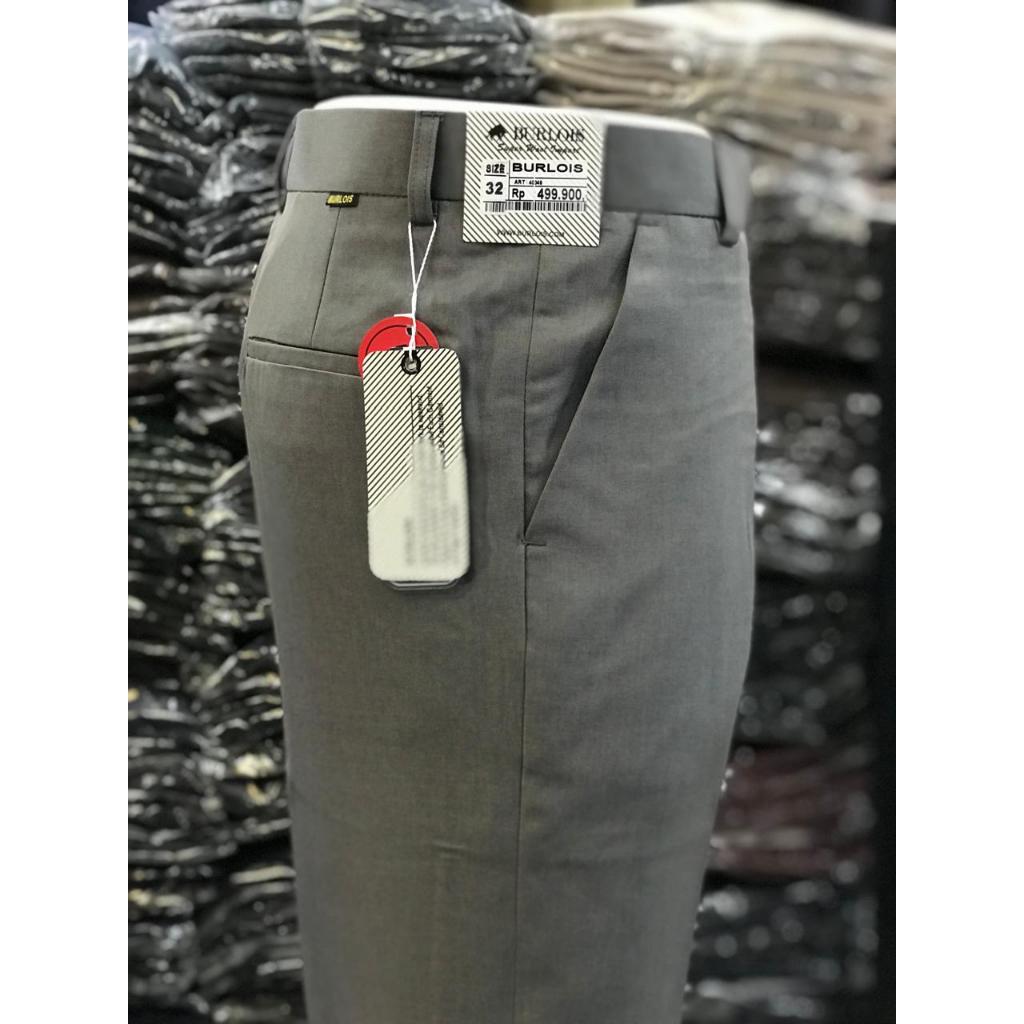 REGULAR FIT WORK PANTS / REGULAR FIT BURLOIS LIGHT GREY PANTS