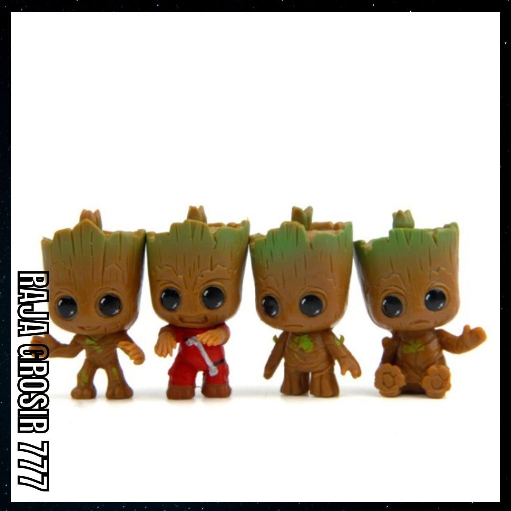 GANTUNGAN พวงกุญแจ Little Baby Groot Guardian Of Galaxy Groot Edition KYC 21