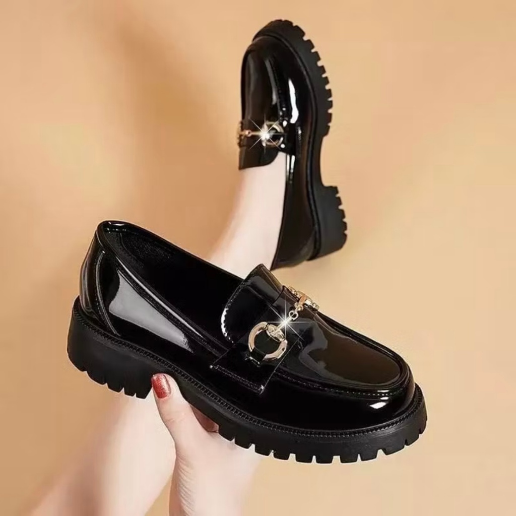 DOCMART OXFORD WOMAN PLATFORM MARY JANS LOAFERS SANY 05 รองเท้า