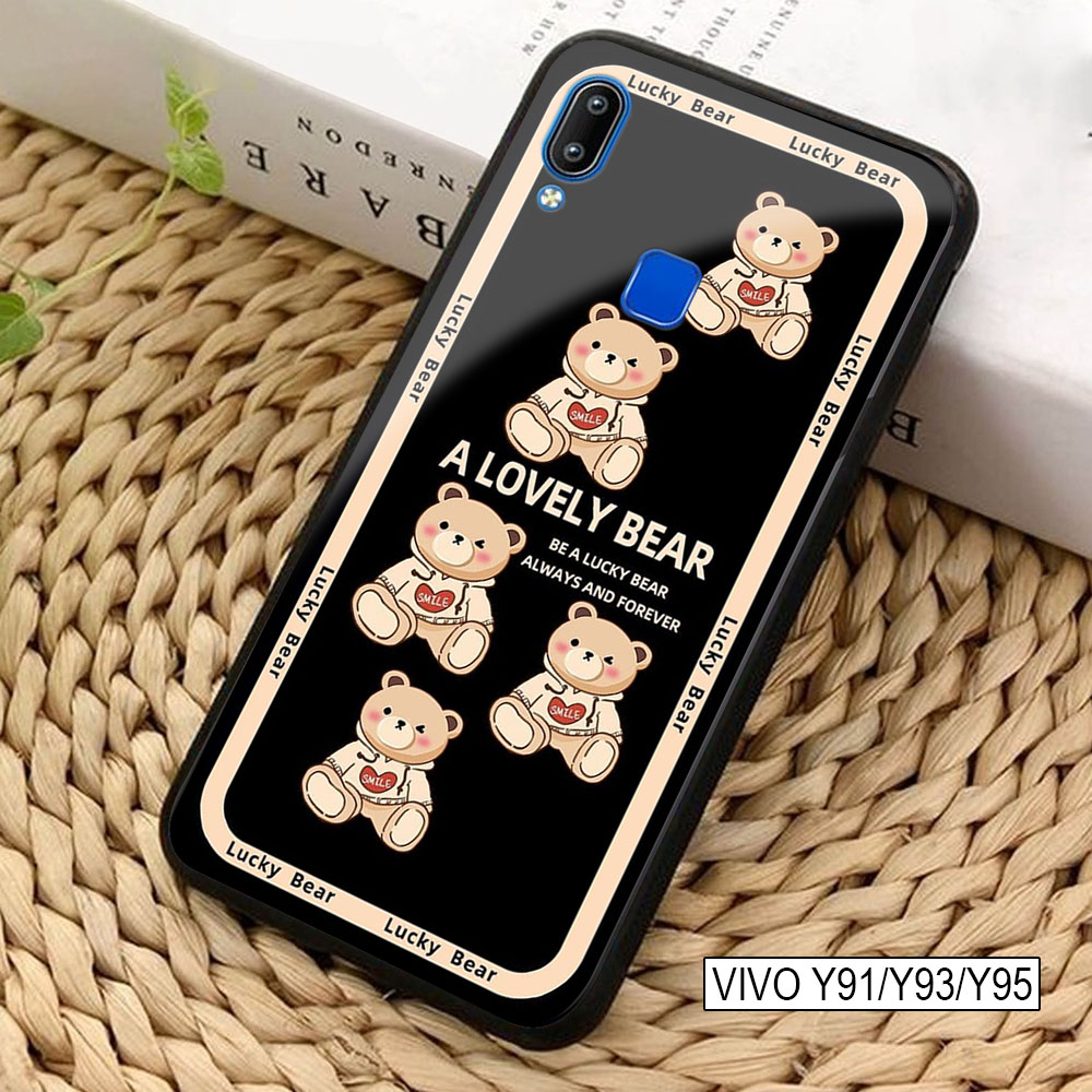 เคส Vivo Y91/Y93/Y95 - เคสโทรศัพท์ Motif (B34R) 2D Glossy Hardcase - เคสเงา - เคสโทรศัพท์ Hp Glass H